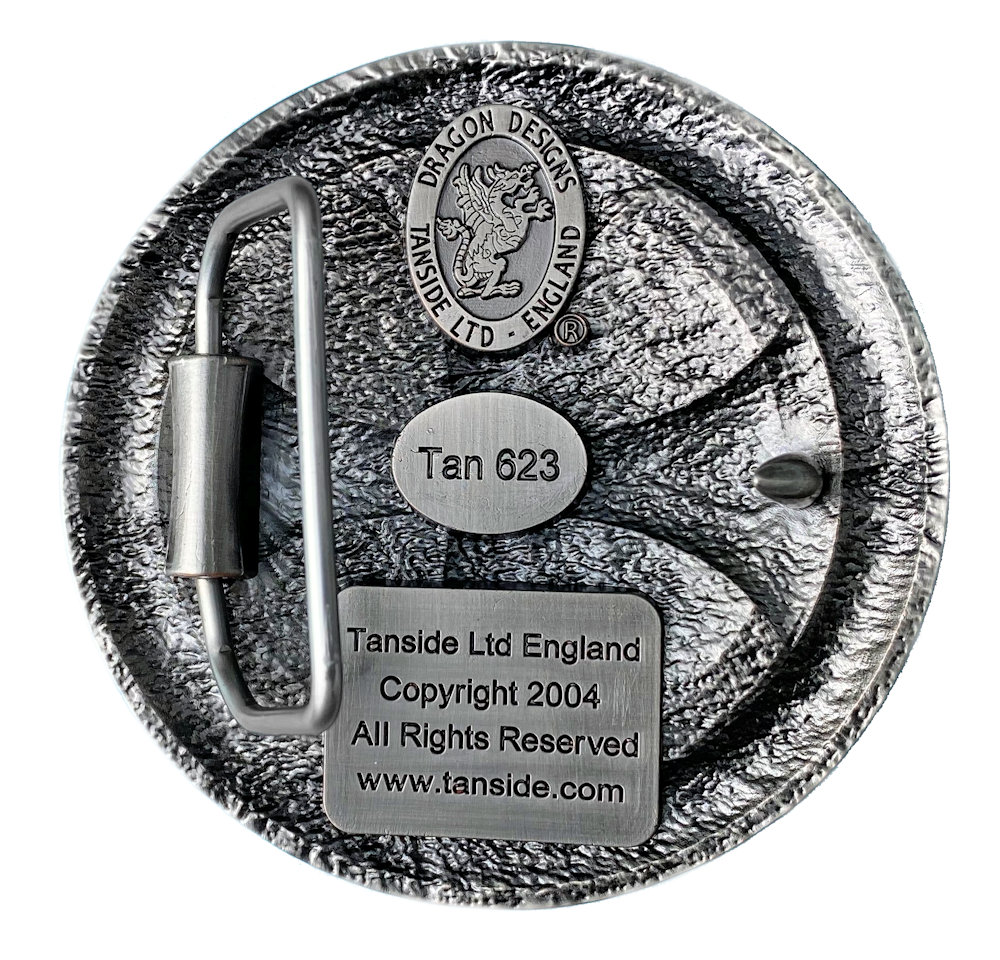 Norse Cross - black - white Belt Buckle